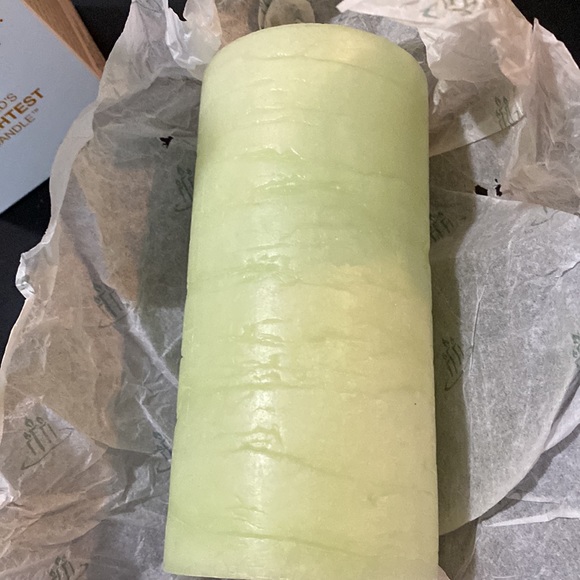 PartyLite GloLite pillarin Cucumber Ginger Mint - Picture 2 of 6